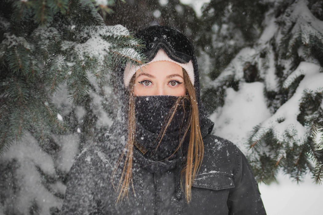 woman in winter coat